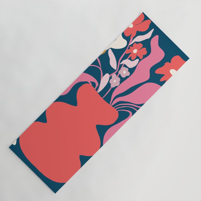 Blushing flower pot  Yoga Mat Gallery Image 1