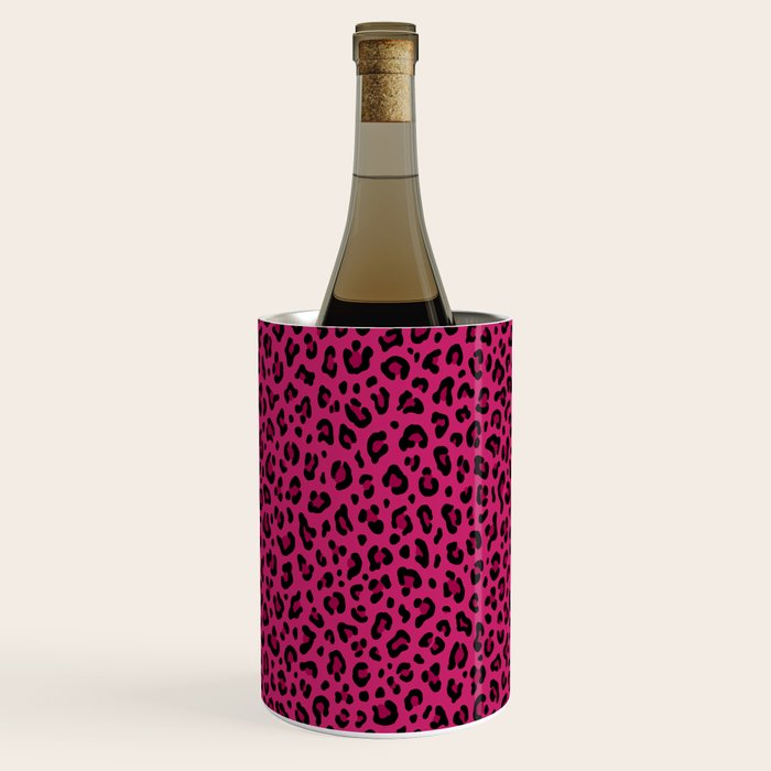 PINK LEOPARD PRINT â Hot Pink | Collection : Punk Rock Animal Prints | Wine Chiller Gallery Image 2