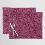 PINK LEOPARD PRINT â Hot Pink | Collection : Punk Rock Animal Prints | Placemat Gallery Image 1
