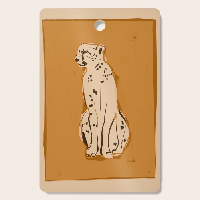 Cheetah 9 Cutting Board Gallery Image 1