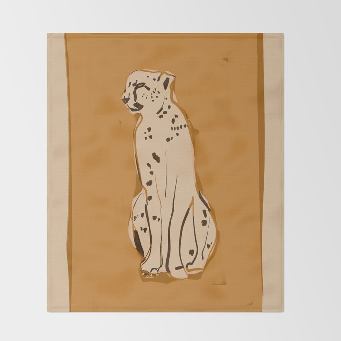 Cheetah 9 Throw Blanket Gallery Image 2