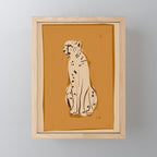 Cheetah 9 Mini Art Print Gallery Image 1