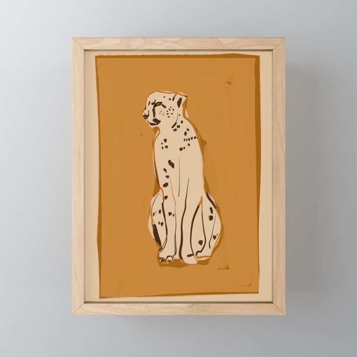 Cheetah 9 Mini Art Print Gallery Image 1