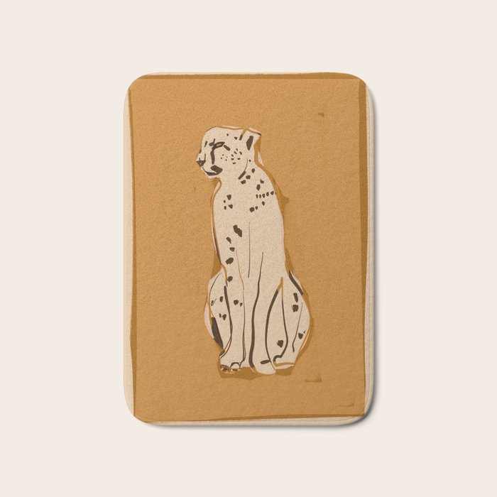 Cheetah 9 Bath Mat Gallery Image 1