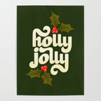 Holly Jolly Lettering Poster Gallery Image 4