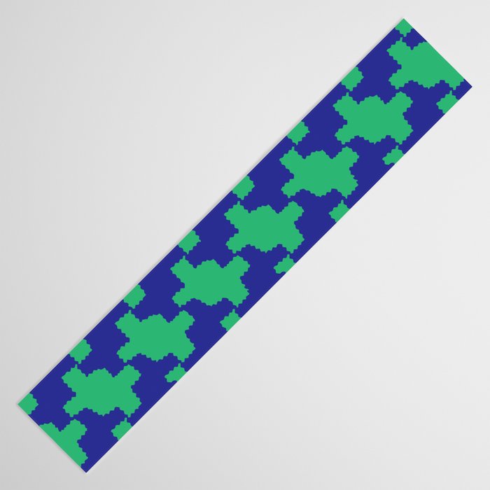  Ocean Crinkle Houndstooth Table Runner Gallery Image 3