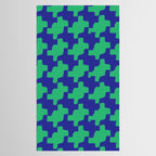  Ocean Crinkle Houndstooth Tablecloth Gallery Image 2