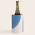 Painted Shapes - Blue Minimalist Wine Chiller Gallery Image 2