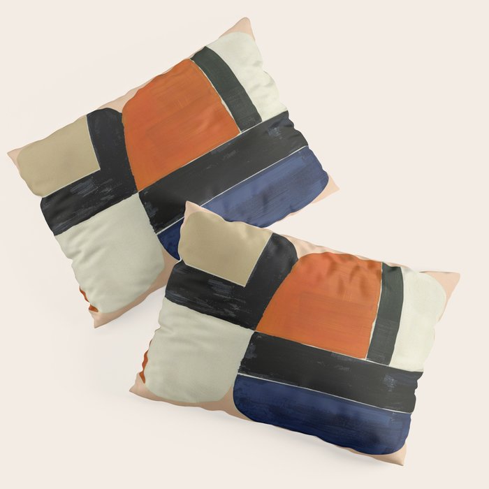 Rhythm of Shapes Pillow Sham Gallery Image 3
