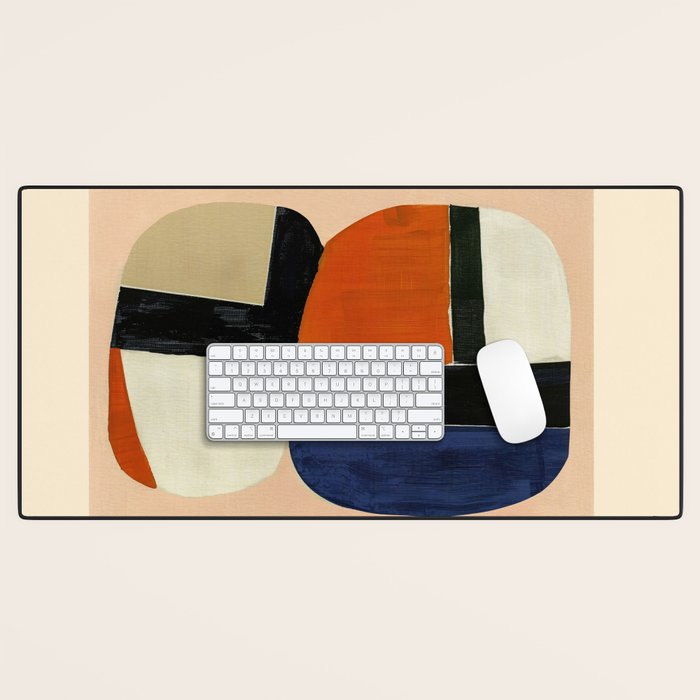 Rhythm of Shapes Desk Mat Gallery Image 1