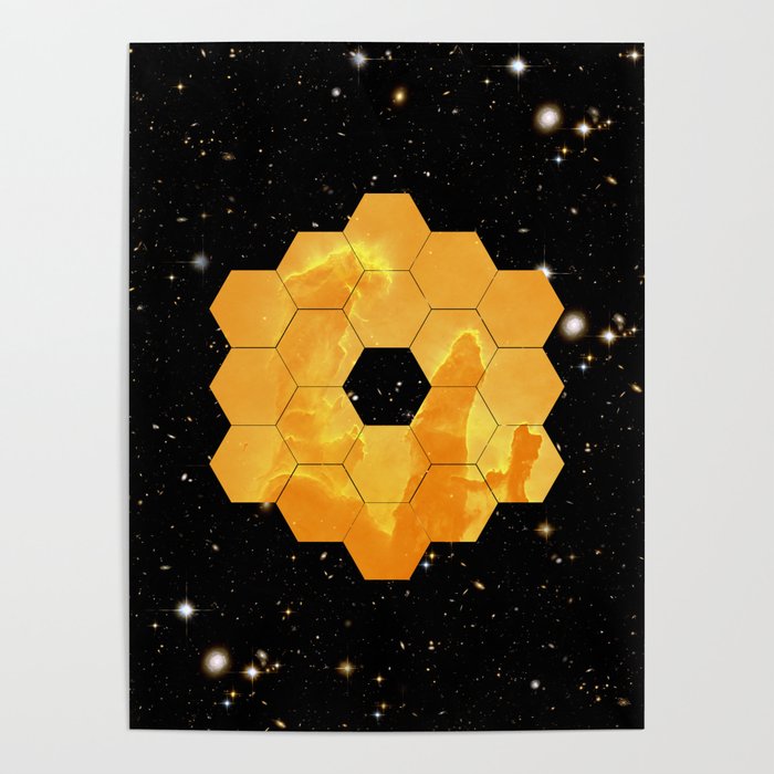 James Webb Space Telescope JWST NASA â space poster Poster
