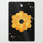 James Webb Space Telescope JWST NASA â space poster Cutting Board Gallery Image 1