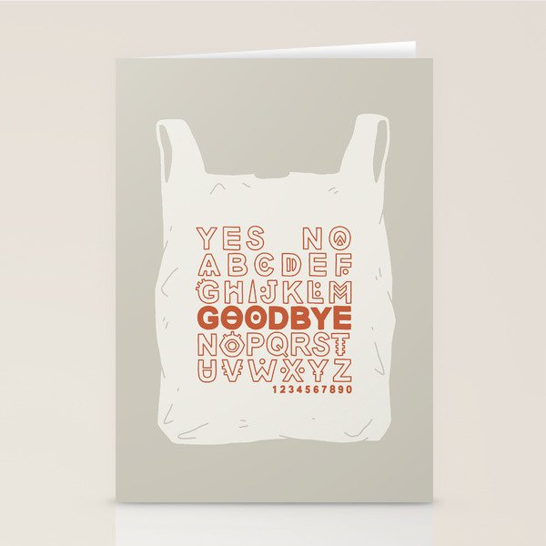 Plastic Bag Ouija Board Stationery Card Gallery Image 2