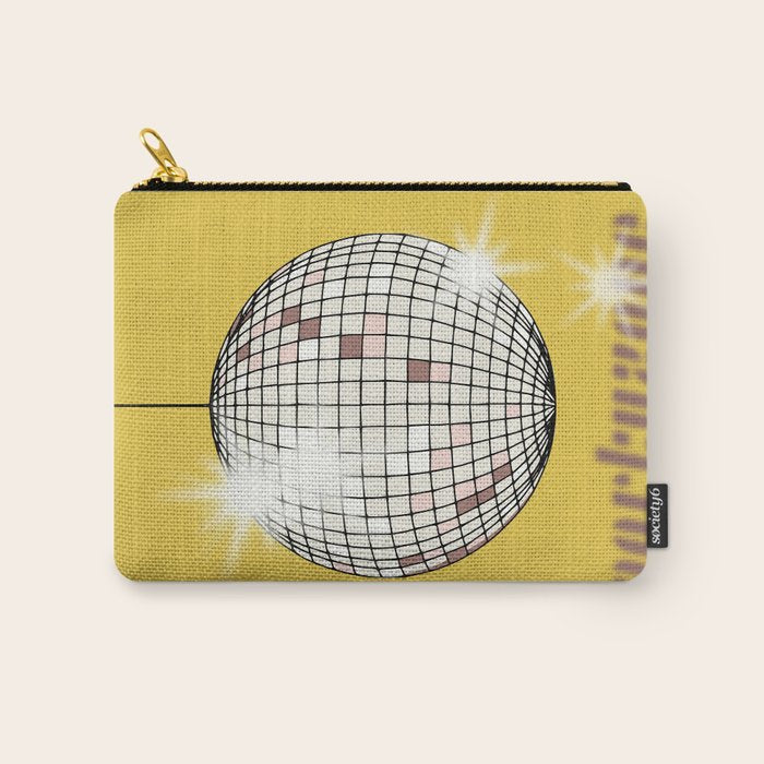 Celebrate the 80s Partyzone yellow Carry All Pouch Gallery Image 1