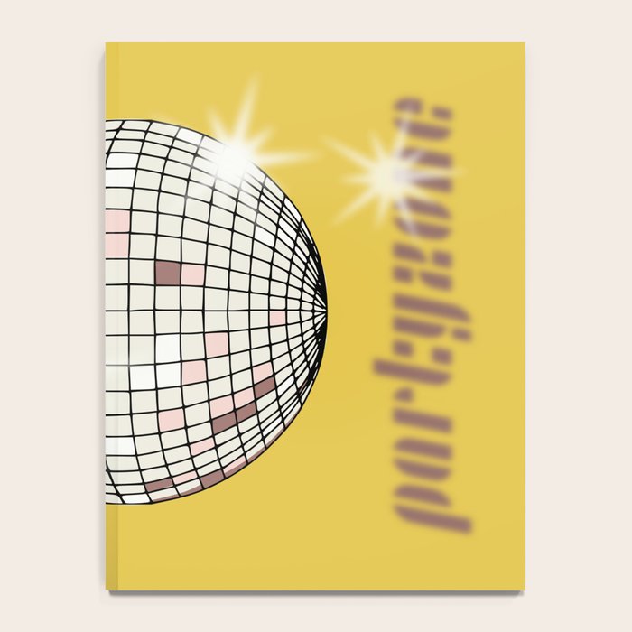 Celebrate the 80s Partyzone yellow Notebook Gallery Image 4