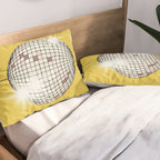 Celebrate the 80s Partyzone yellow Pillow Sham Gallery Image 2