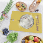 Celebrate the 80s Partyzone yellow Cutting Board Gallery Image 2