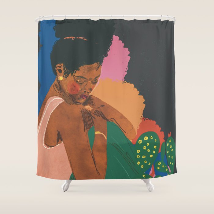 At night Shower Curtain Gallery Image 1