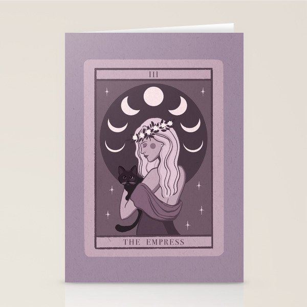 The Empress Mystical and Whimsical Tarot Art Stationery Card Gallery Image 2
