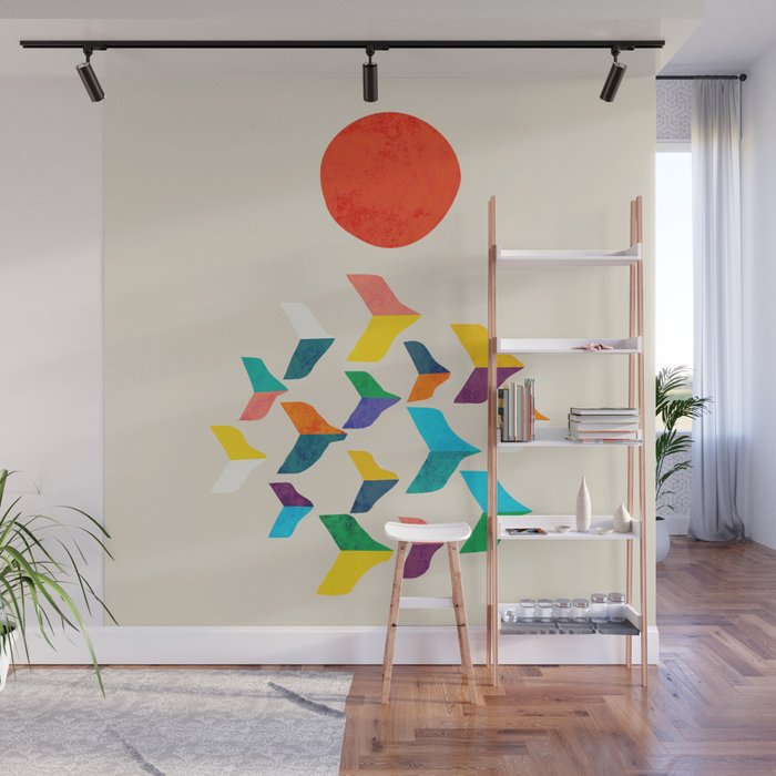 Great Bird Migration Wall Mural Gallery Image 1