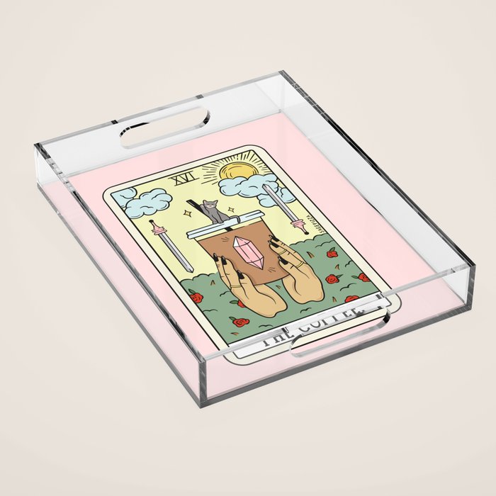 COFFEE READING UPDATED (LIGHT) Acrylic Tray Gallery Image 1