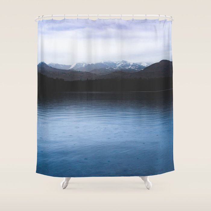 Cold Water - 80/365 nature lake photography Shower Curtain Gallery Image 1