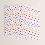 Confetti Hearts on Pink Wrapping Paper Gallery Image 3