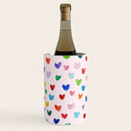 Confetti Hearts on Pink Wine Chiller Gallery Image 3
