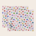 Confetti Hearts on Pink Placemat Gallery Image 1