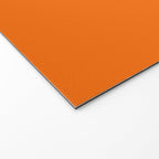 Bright Orange Solid Color Collection Welcome Mat Gallery Image 2