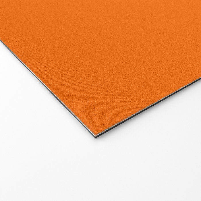 Bright Orange Solid Color Collection Welcome Mat Gallery Image 2