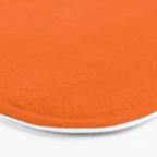 Bright Orange Solid Color Collection Bath Mat Gallery Image 3