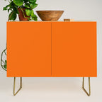 Bright Orange Solid Color Collection Credenza Gallery Image 1