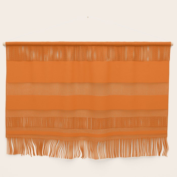 Bright Orange Solid Color Collection Wall Hanging Gallery Image 1
