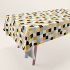 Bold Colorful Checks Pattern - Small XXXV Tablecloth Gallery Image 1