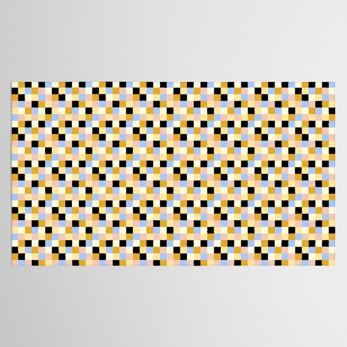 Bold Colorful Checks Pattern - Small XXXV Tablecloth Gallery Image 2