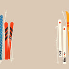 Ski Illustration Coffee Mug Gallery Image 2