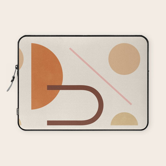 Abstraction_GEOMETRIC_SHAPE_ART_Minimalism_001C Laptop Sleeve Gallery Image 1