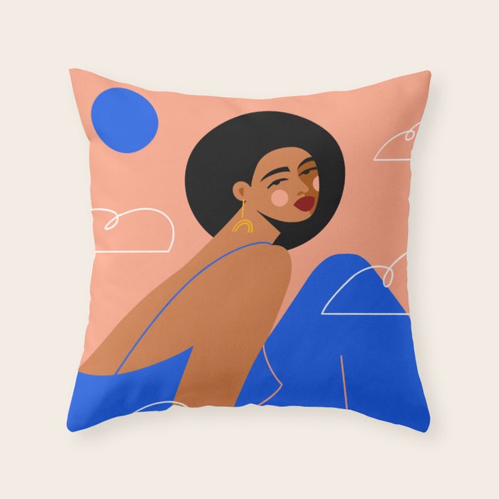 Head In The Clouds Throw Pillow Gallery Image 1