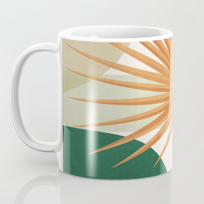 Tropical Leaf- Abstract Art 22/2 Coffee Mug Gallery Image 3