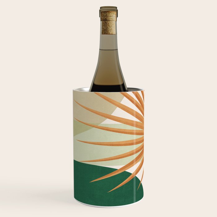 Tropical Leaf- Abstract Art 22/2 Wine Chiller Gallery Image 2