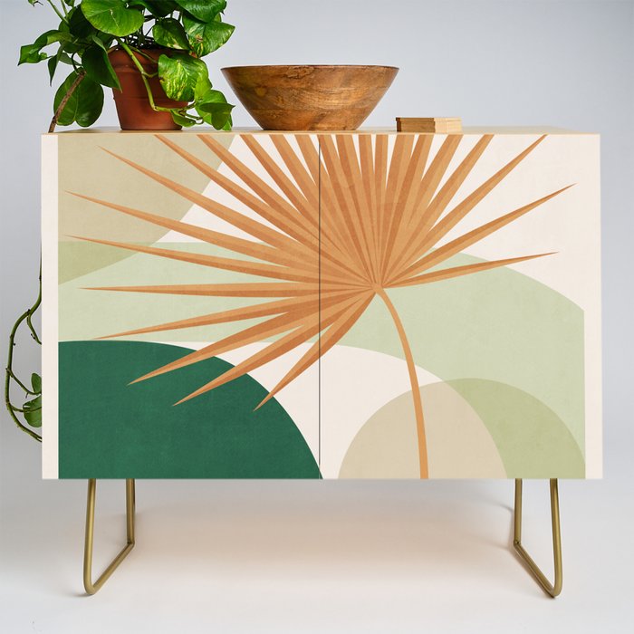 Tropical Leaf- Abstract Art 22/2 Credenza Gallery Image 1