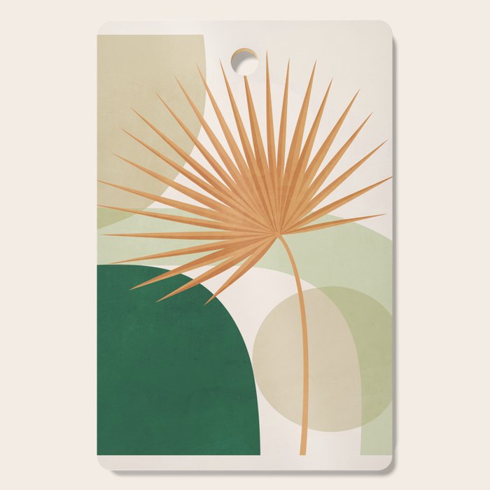 Tropical Leaf- Abstract Art 22/2 Cutting Board Gallery Image 1