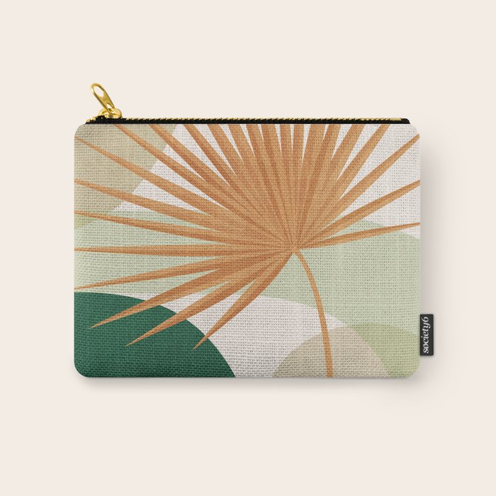 Tropical Leaf- Abstract Art 22/2 Carry All Pouch Gallery Image 1