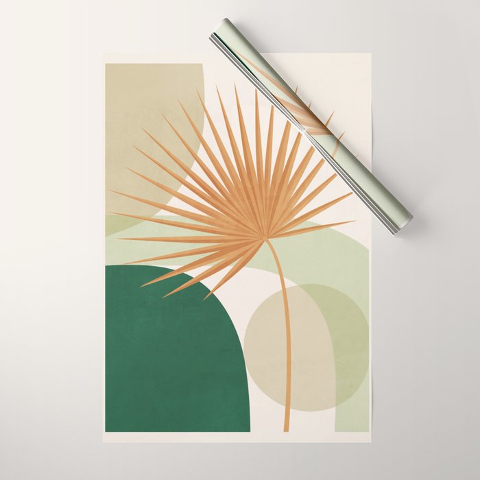 Tropical Leaf- Abstract Art 22/2 Wrapping Paper Gallery Image 1