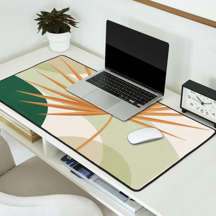 Tropical Leaf- Abstract Art 22/2 Desk Mat Gallery Image 2