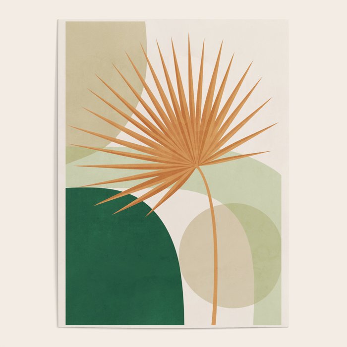 Tropical Leaf- Abstract Art 22/2 Poster Gallery Image 1