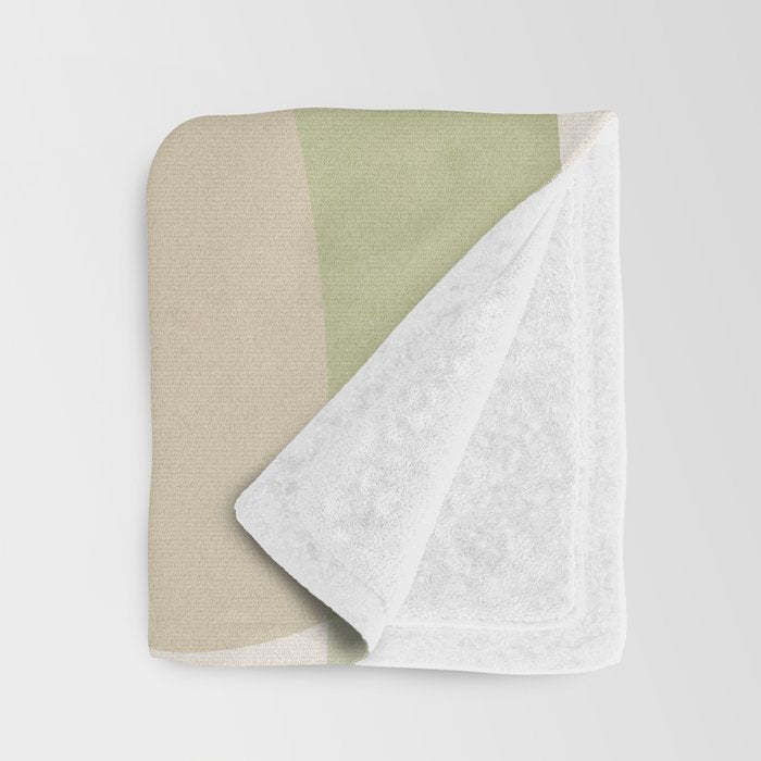 Tropical Leaf- Abstract Art 22/2 Throw Blanket Gallery Image 3