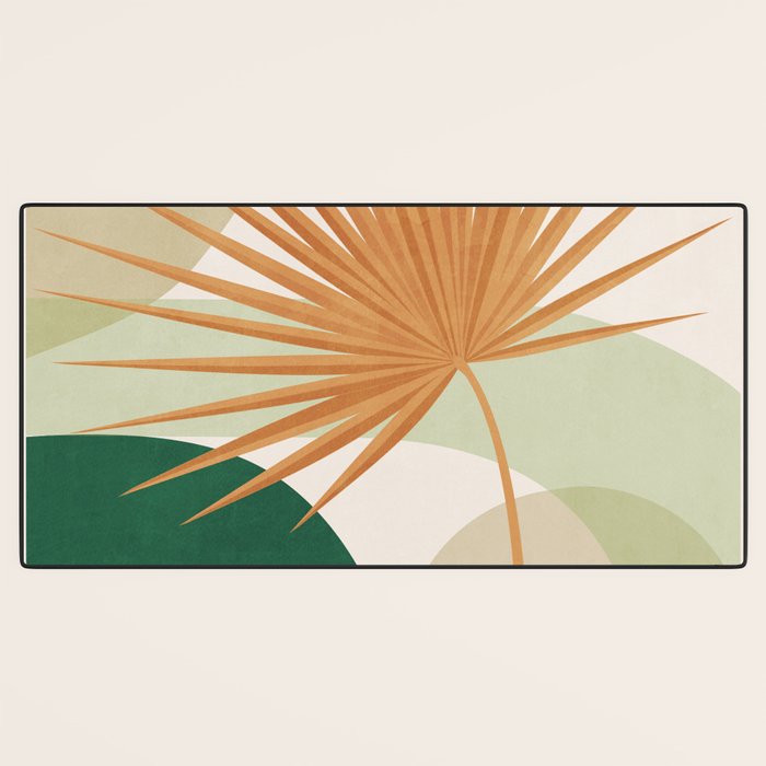 Tropical Leaf- Abstract Art 22/2 Desk Mat Gallery Image 3