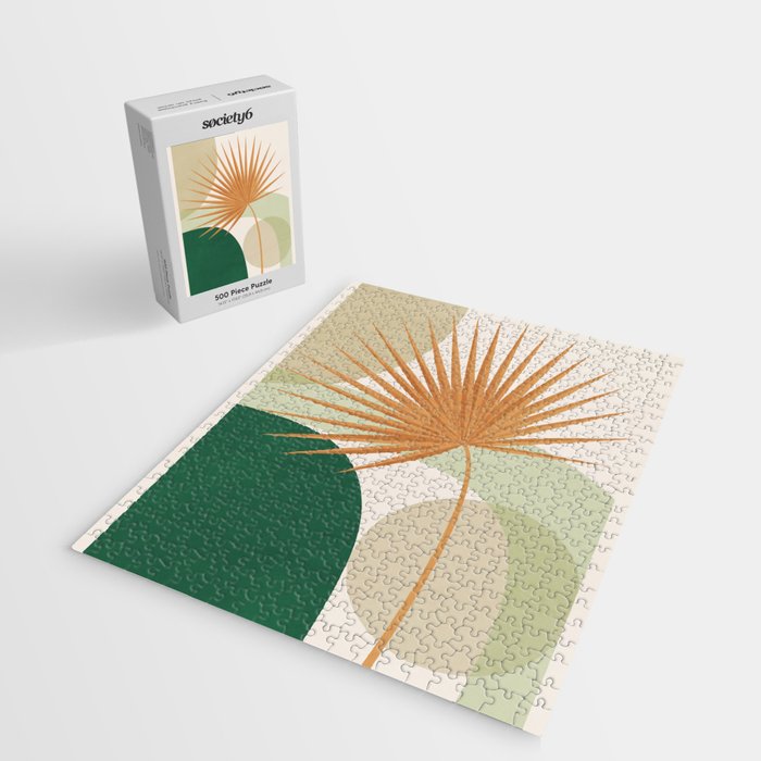 Tropical Leaf- Abstract Art 22/2 Jigsaw Puzzle Gallery Image 2